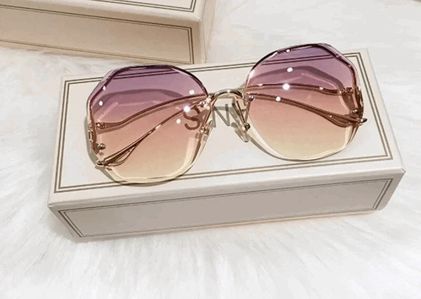 Gradient Pink Women's Glasses - Goddess Beauty Lashes