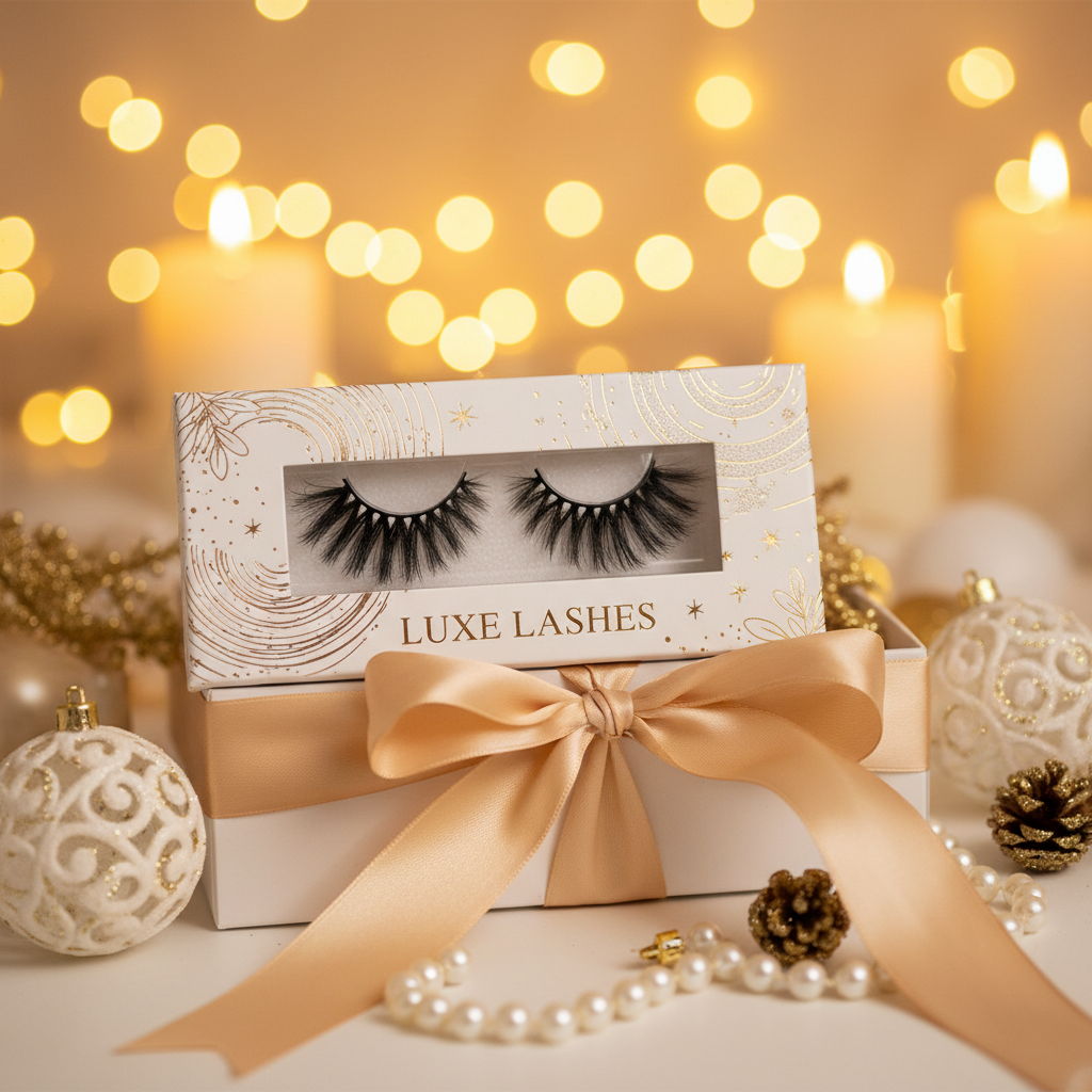 Golden Holiday Gift Photo