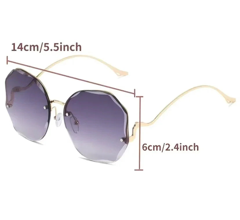 Gradient Purple Women's Glasses - Goddess Beauty Lashes