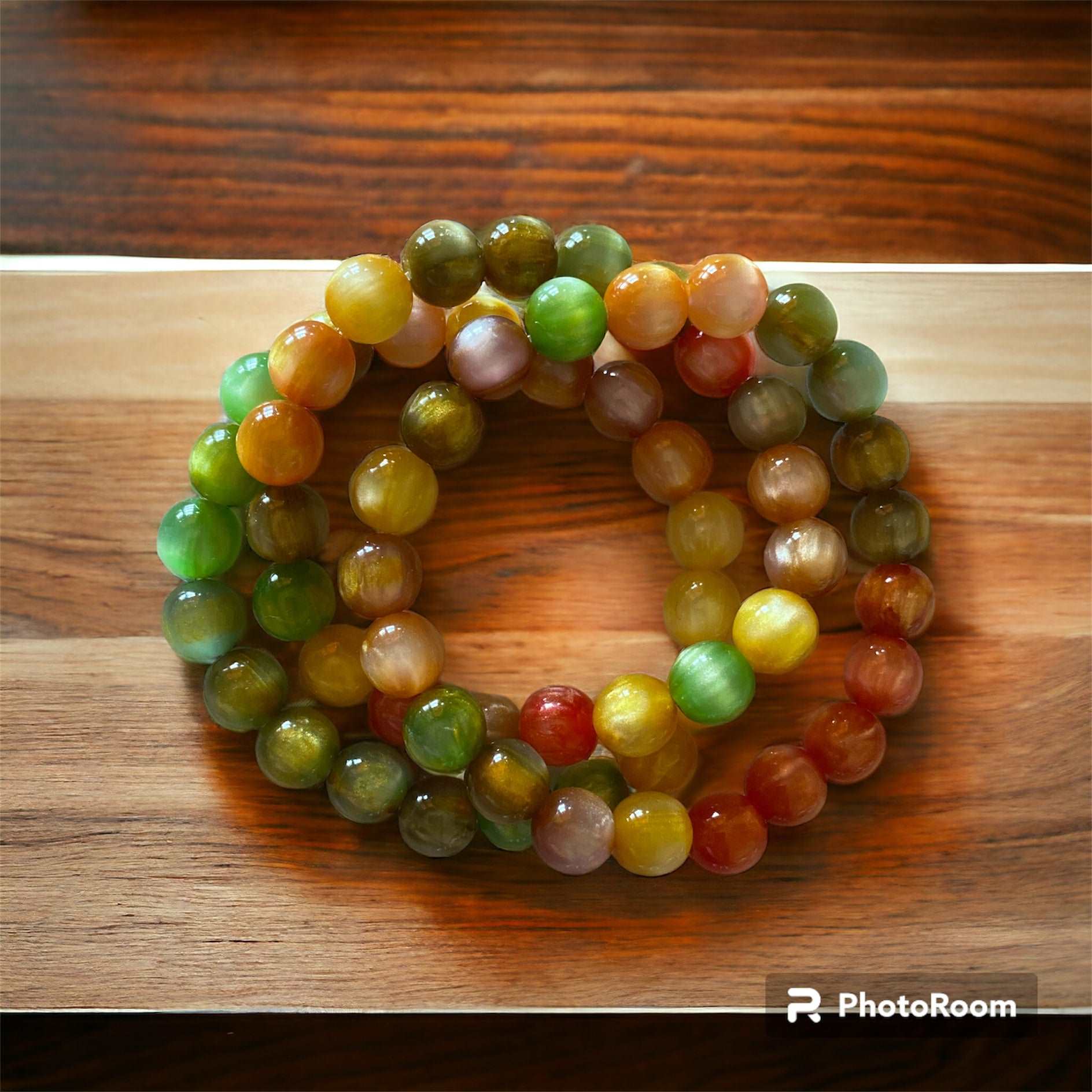 Earth tone multicolored bracelet set