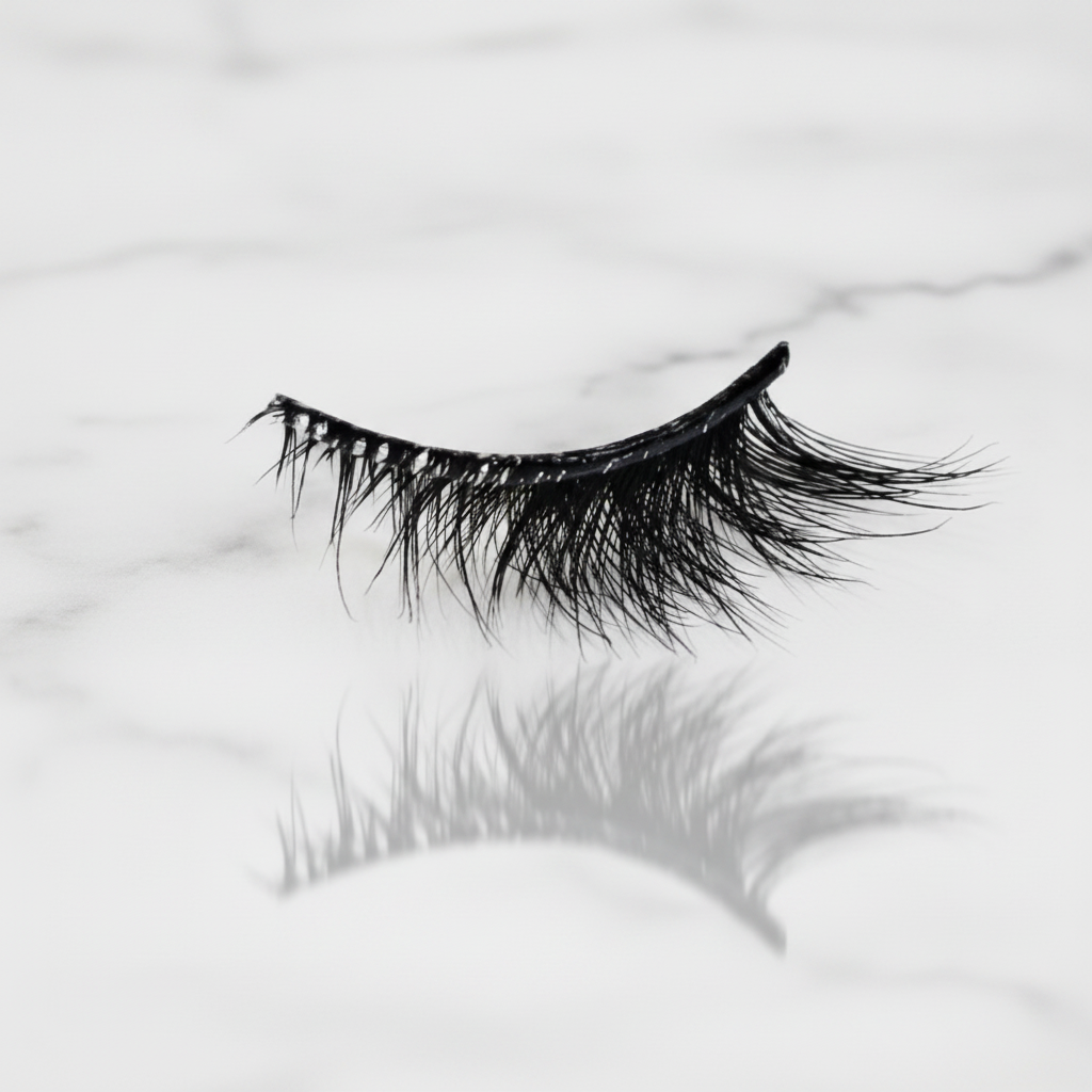Pre-glued & no glue needed These self adhesive eyelashes come with a wide glue strip, making them no glue needed for easy application. Perfect for quick, hassle-free wear without messy adhesive.
Soft clear band for comfort Crafted with a handcrafted cotton band and transparent plastic strip, these lashes offer a soft, lightweight feel that blends naturally with your eye shape.
Winged cat eye style Designed as cat eye lashes with a winged style, these half lashes enhance your look with a dramatic, elegant fl