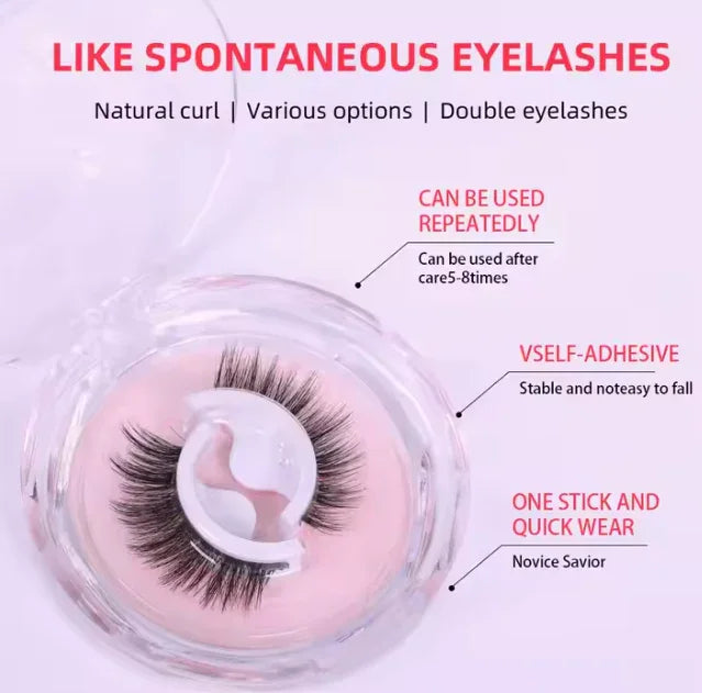 Reusable Self Adhesive False eyelashes - Goddess Beauty Lashes