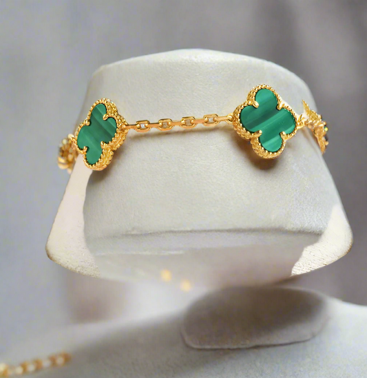 Gold Clover Bracelet