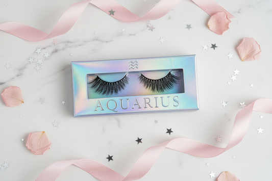 Aquarius Half Lashes Flat Lay