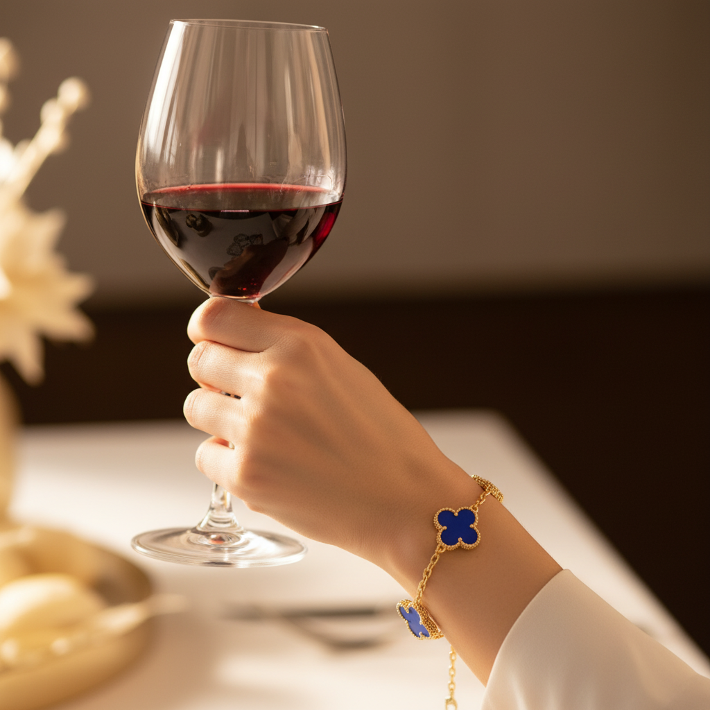 Blue Clover Bracelet Lifestyle Photo