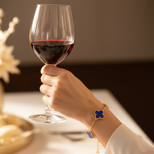 Blue Clover Bracelet Lifestyle Photo