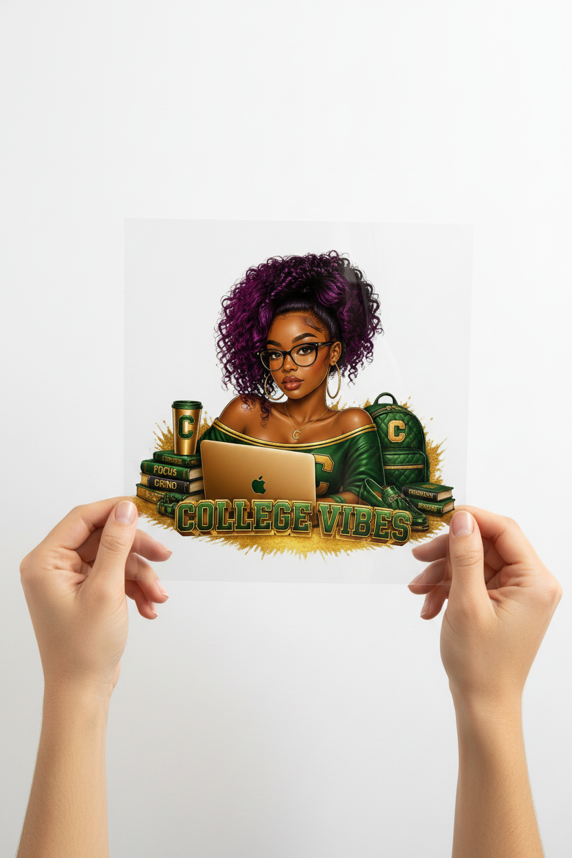 College Vibes Hands Mockup
