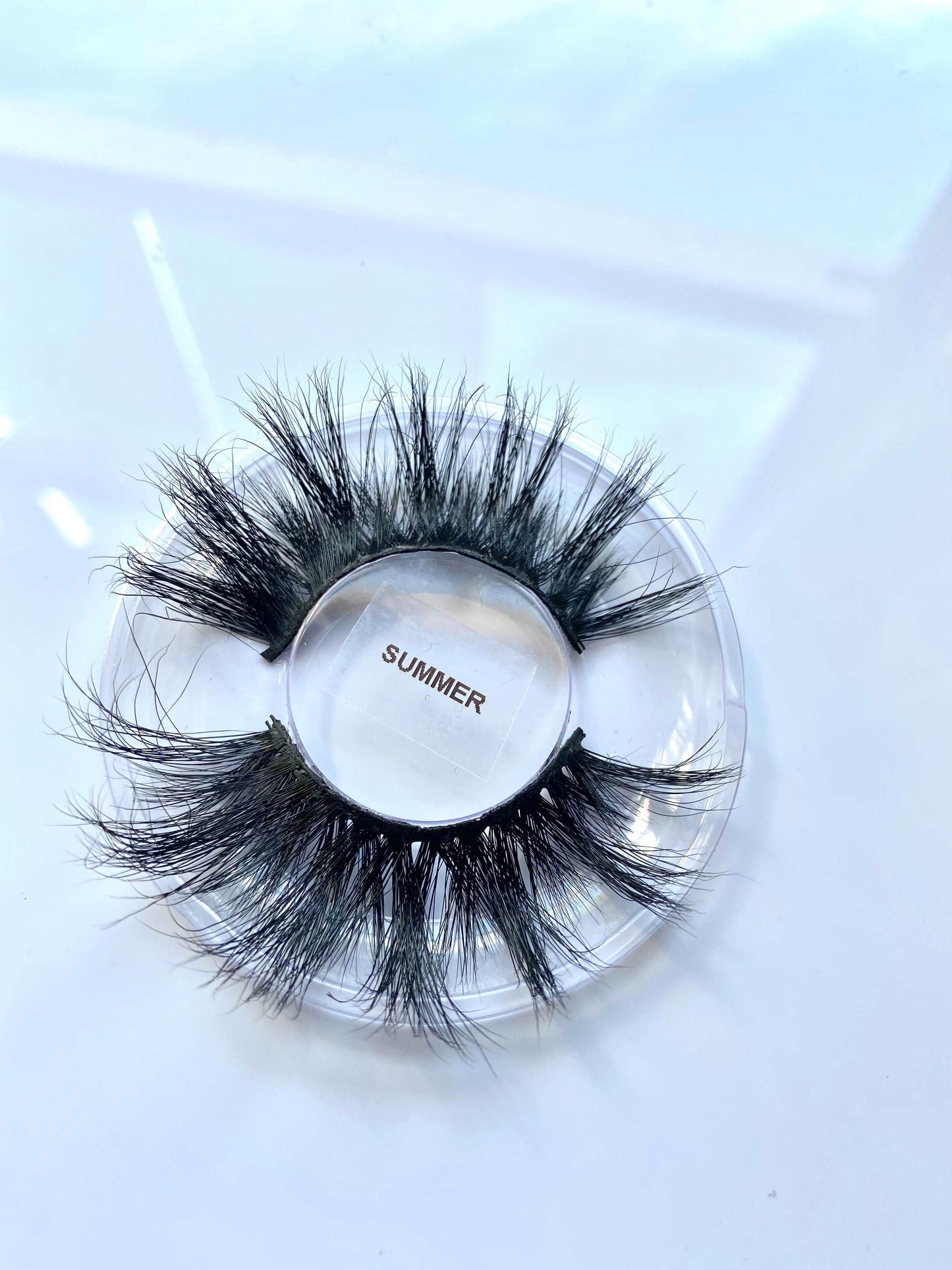 volume lashes and wispy giving cat eyes look