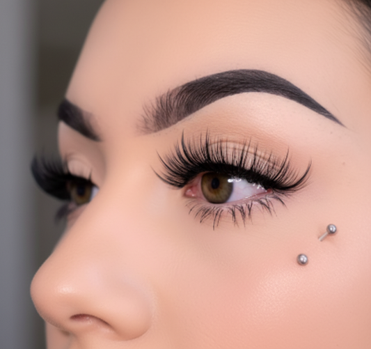 Russian Faux Mink Lash Side Profile