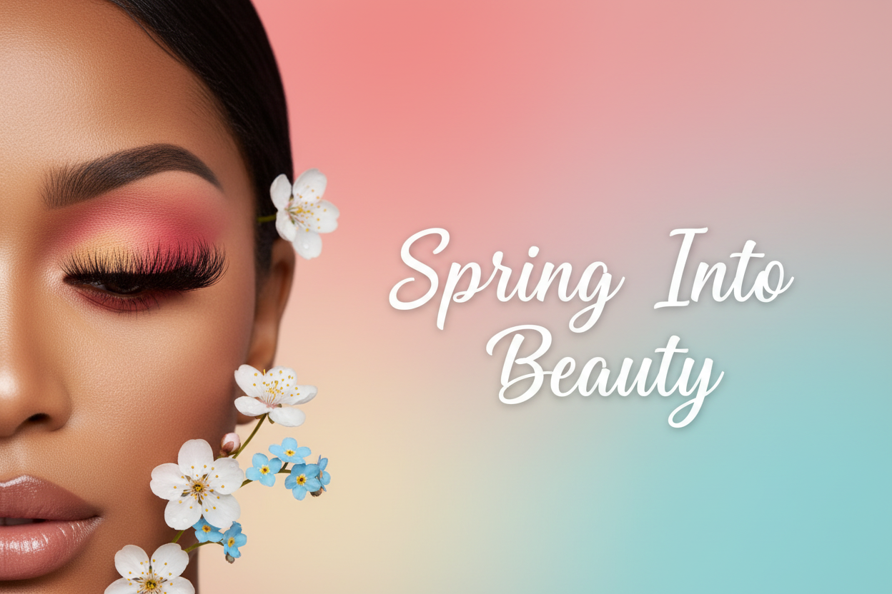Spring Into Beauty Banner