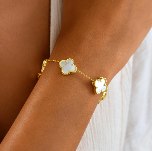 White Clover Bracelet